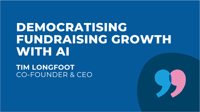 Democratising fundraising growth with AI